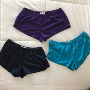 3 pairs of soffee shorts